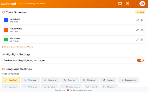 LangLearn from Chrome web store to be run with OffiDocs Chromium online LangLearn from Chrome web store to be run with OffiDocs Chromium online
