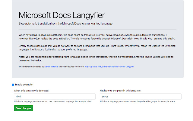 Langyfier from Chrome web store to be run with OffiDocs Chromium online Langyfier from Chrome web store to be run with OffiDocs Chromium online