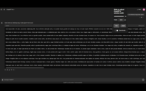 Larger ChatGPT Interactive Window from Chrome web store to be run with OffiDocs Chromium online Larger ChatGPT Interactive Window from Chrome web store to be run with OffiDocs Chromium online