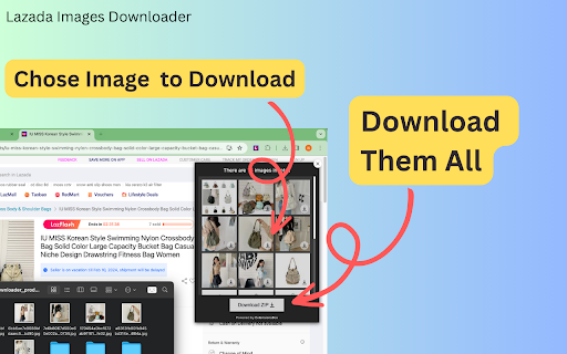 Lazada Images Downloader from Chrome web store to be run with OffiDocs Chromium online Lazada Images Downloader from Chrome web store to be run with OffiDocs Chromium online
