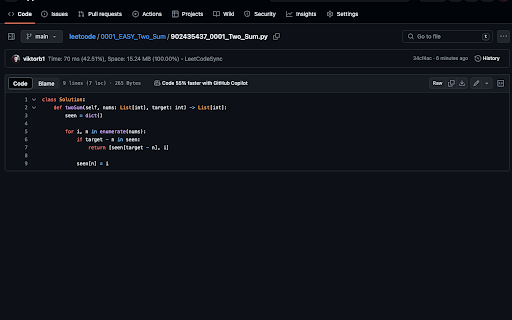 LeetCode Sync Sync your Leetcode solutions to Github from Chrome web store to be run with OffiDocs Chromium online LeetCode Sync Sync your Leetcode solutions to Github from Chrome web store to be run with OffiDocs Chromium online
