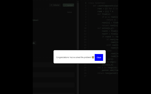 Leetcode torture from Chrome web store to be run with OffiDocs Chromium online Leetcode torture from Chrome web store to be run with OffiDocs Chromium online