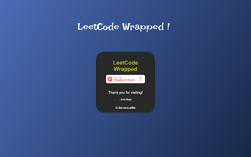 LeetCode Wrapped from Chrome web store to be run with OffiDocs Chromium online LeetCode Wrapped from Chrome web store to be run with OffiDocs Chromium online