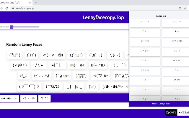 Lenny Face Copy And Paste from Chrome web store to be run with OffiDocs Chromium online Lenny Face Copy And Paste from Chrome web store to be run with OffiDocs Chromium online