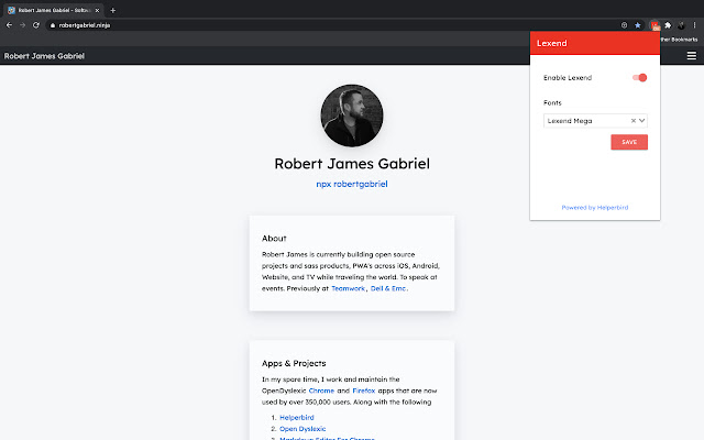 Lexend for Chrome from Chrome web store to be run with OffiDocs Chromium online Lexend for Chrome from Chrome web store to be run with OffiDocs Chromium online