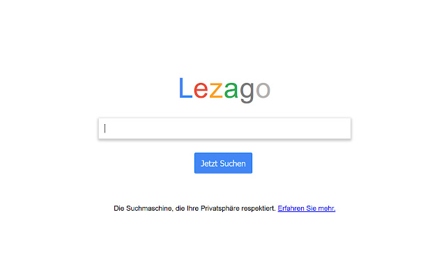 Lezago Go Die Privatsphäre Suchmaschine from Chrome web store to be run with OffiDocs Chromium online Lezago Go Die Privatsphäre Suchmaschine from Chrome web store to be run with OffiDocs Chromium online