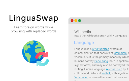 LinguaSwap from Chrome web store to be run with OffiDocs Chromium online LinguaSwap from Chrome web store to be run with OffiDocs Chromium online