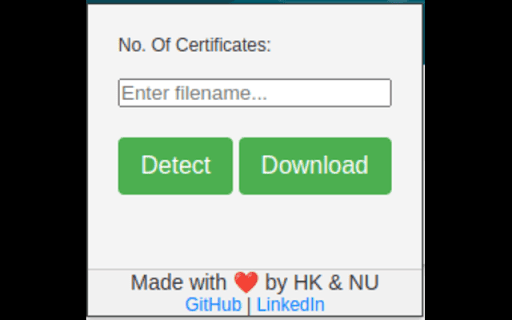 LinkedIn Certificate Downloader from Chrome web store to be run with OffiDocs Chromium online LinkedIn Certificate Downloader from Chrome web store to be run with OffiDocs Chromium online