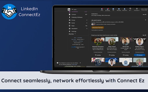 LinkedIn ConnectEz from Chrome web store to be run with OffiDocs Chromium online LinkedIn ConnectEz from Chrome web store to be run with OffiDocs Chromium online
