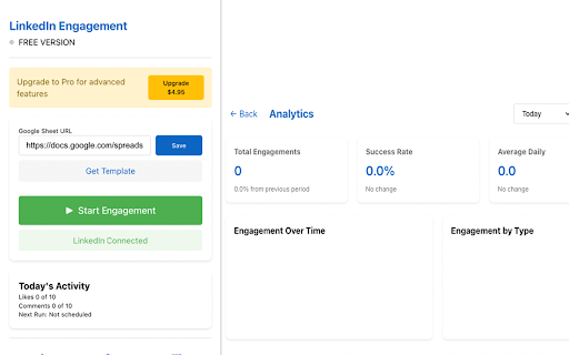 LinkedIn Engagement Assistant from Chrome web store to be run with OffiDocs Chromium online LinkedIn Engagement Assistant from Chrome web store to be run with OffiDocs Chromium online