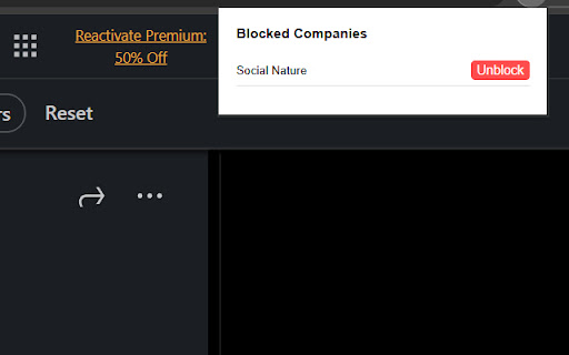 LinkedIn Job Blocker from Chrome web store to be run with OffiDocs Chromium online LinkedIn Job Blocker from Chrome web store to be run with OffiDocs Chromium online