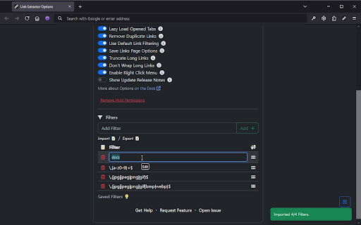 Link Extractor from Chrome web store to be run with OffiDocs Chromium online Link Extractor from Chrome web store to be run with OffiDocs Chromium online