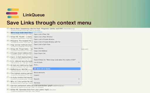 LinkQueue from Chrome web store to be run with OffiDocs Chromium online LinkQueue from Chrome web store to be run with OffiDocs Chromium online