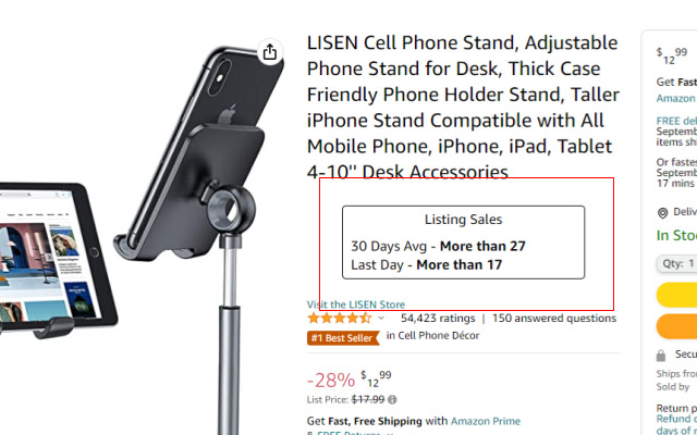Listing Sales Amazon from Chrome web store to be run with OffiDocs Chromium online Listing Sales Amazon from Chrome web store to be run with OffiDocs Chromium online