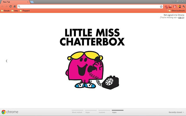 Little Miss Chatterbox from Chrome web store to be run with OffiDocs Chromium online Little Miss Chatterbox from Chrome web store to be run with OffiDocs Chromium online