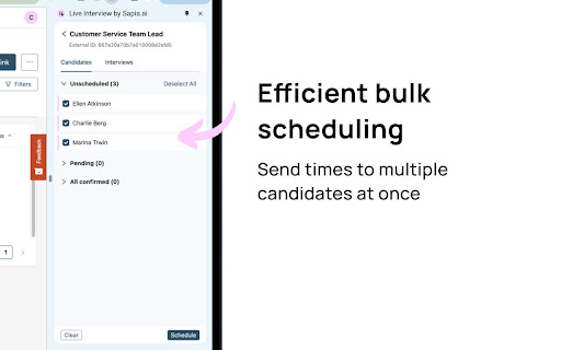 Live Interview by Sapia.ai from Chrome web store to be run with OffiDocs Chromium online Live Interview by Sapia.ai from Chrome web store to be run with OffiDocs Chromium online