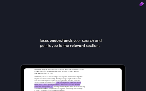 Locus — Smart CTRL + F from Chrome web store to be run with OffiDocs Chromium online Locus — Smart CTRL + F from Chrome web store to be run with OffiDocs Chromium online
