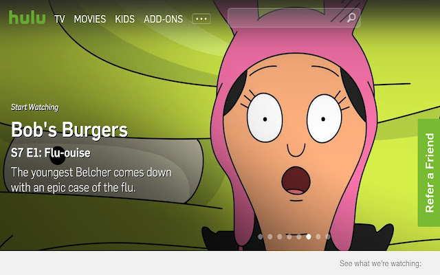 Loner Hulu from Chrome web store to be run with OffiDocs Chromium online Loner Hulu from Chrome web store to be run with OffiDocs Chromium online