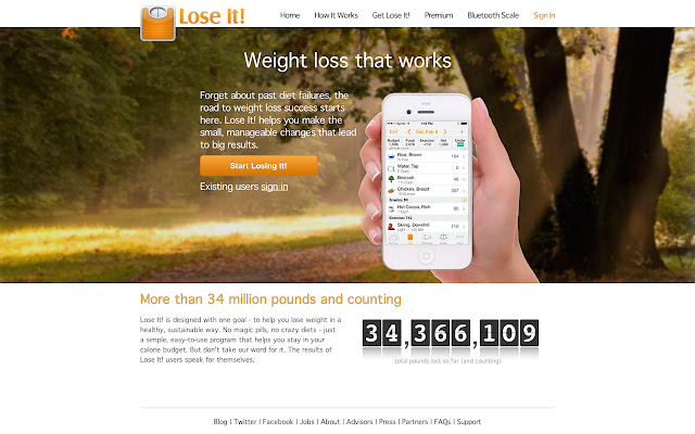 Lose It! from Chrome web store to be run with OffiDocs Chromium online Lose It! from Chrome web store to be run with OffiDocs Chromium online