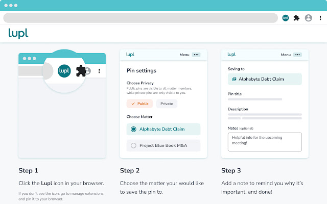Lupl Pins Extension from Chrome web store to be run with OffiDocs Chromium online Lupl Pins Extension from Chrome web store to be run with OffiDocs Chromium online