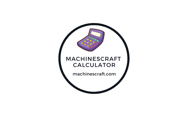machinescraft Calculator from Chrome web store to be run with OffiDocs Chromium online machinescraft Calculator from Chrome web store to be run with OffiDocs Chromium online