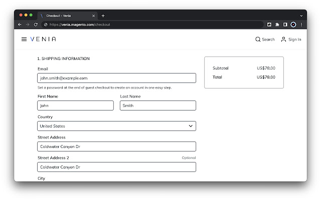 Magento Form Filler from Chrome web store to be run with OffiDocs Chromium online Magento Form Filler from Chrome web store to be run with OffiDocs Chromium online