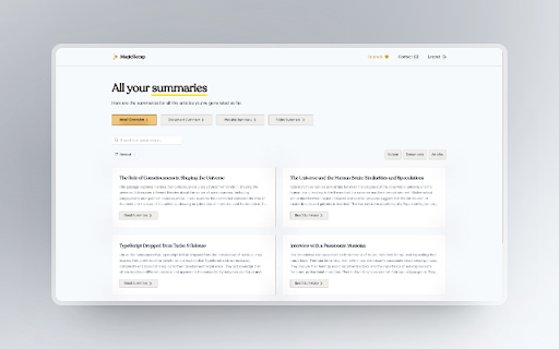 MagicRecap from Chrome web store to be run with OffiDocs Chromium online MagicRecap from Chrome web store to be run with OffiDocs Chromium online