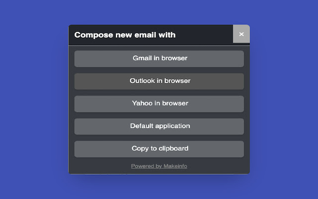 MailtoX from Chrome web store to be run with OffiDocs Chromium online MailtoX from Chrome web store to be run with OffiDocs Chromium online