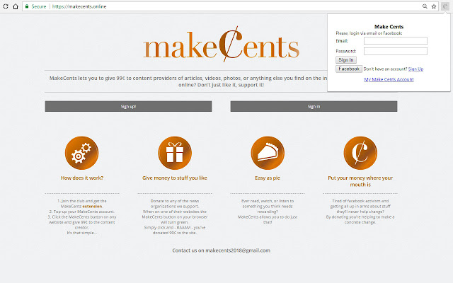 Make Cents from Chrome web store to be run with OffiDocs Chromium online Make Cents from Chrome web store to be run with OffiDocs Chromium online