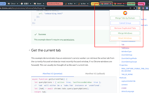 Manage Tabs Group from Chrome web store to be run with OffiDocs Chromium online Manage Tabs Group from Chrome web store to be run with OffiDocs Chromium online