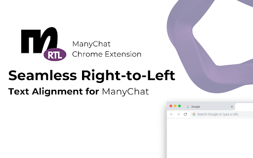 ManyChat RTL Extension from Chrome web store to be run with OffiDocs Chromium online ManyChat RTL Extension from Chrome web store to be run with OffiDocs Chromium online