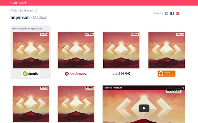 Match Audio from Chrome web store to be run with OffiDocs Chromium online Match Audio from Chrome web store to be run with OffiDocs Chromium online