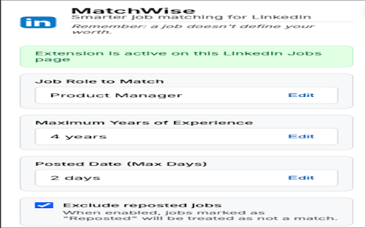 MatchWise from Chrome web store to be run with OffiDocs Chromium online MatchWise from Chrome web store to be run with OffiDocs Chromium online