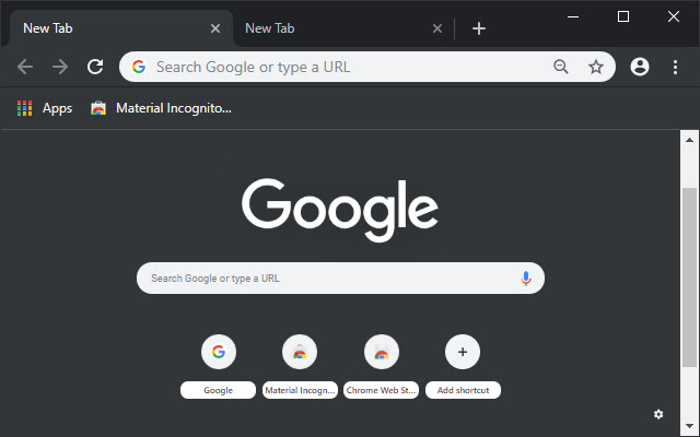 Material Incognito Dark Theme from Chrome web store to be run with OffiDocs Chromium online Material Incognito Dark Theme from Chrome web store to be run with OffiDocs Chromium online
