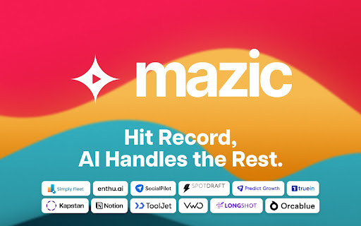 Mazic from Chrome web store to be run with OffiDocs Chromium online Mazic from Chrome web store to be run with OffiDocs Chromium online