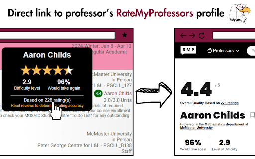 McMaster RateMyProf from Chrome web store to be run with OffiDocs Chromium online McMaster RateMyProf from Chrome web store to be run with OffiDocs Chromium online