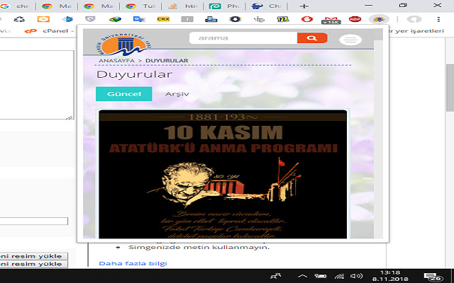 MEÜ DUYURULAR from Chrome web store to be run with OffiDocs Chromium online MEÜ DUYURULAR from Chrome web store to be run with OffiDocs Chromium online