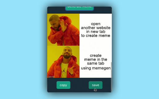 memegen from Chrome web store to be run with OffiDocs Chromium online memegen from Chrome web store to be run with OffiDocs Chromium online