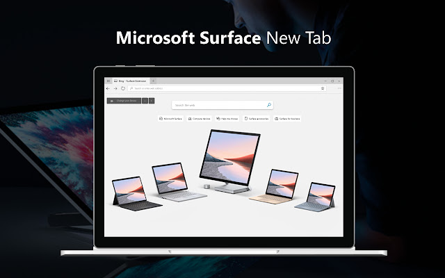Microsoft Surface New Tab from Chrome web store to be run with OffiDocs Chromium online Microsoft Surface New Tab from Chrome web store to be run with OffiDocs Chromium online