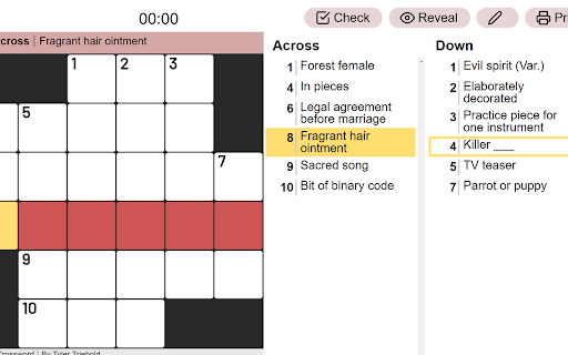 Mini Crossword from Chrome web store to be run with OffiDocs Chromium online Mini Crossword from Chrome web store to be run with OffiDocs Chromium online