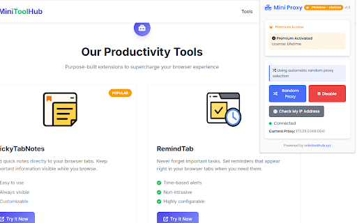 Mini Proxy Free Fast Reliable from Chrome web store to be run with OffiDocs Chromium online Mini Proxy Free Fast Reliable from Chrome web store to be run with OffiDocs Chromium online