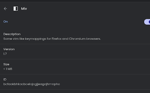Miv from Chrome web store to be run with OffiDocs Chromium online Miv from Chrome web store to be run with OffiDocs Chromium online