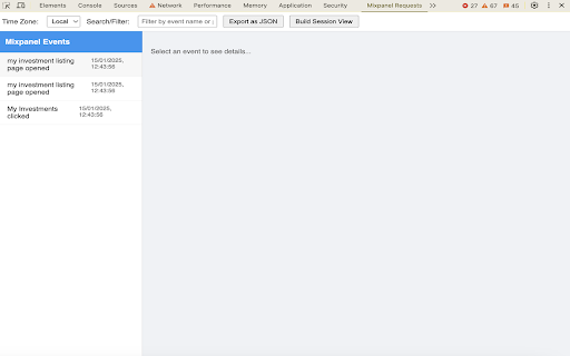 Mixpanel Events Logger from Chrome web store to be run with OffiDocs Chromium online Mixpanel Events Logger from Chrome web store to be run with OffiDocs Chromium online