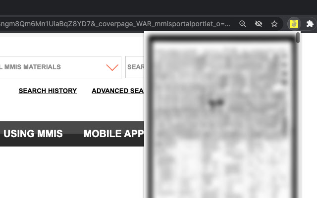MMIS crawler from Chrome web store to be run with OffiDocs Chromium online MMIS crawler from Chrome web store to be run with OffiDocs Chromium online