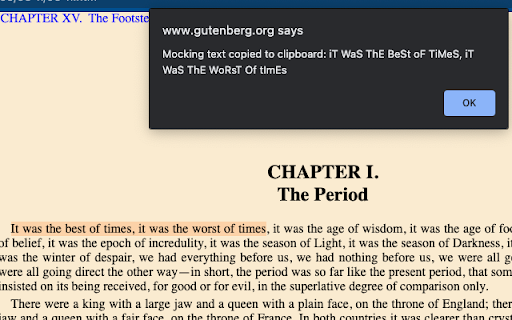 Mocking Text Generator from Chrome web store to be run with OffiDocs Chromium online Mocking Text Generator from Chrome web store to be run with OffiDocs Chromium online