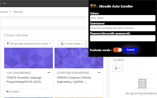 Moodle Auto Enroller from Chrome web store to be run with OffiDocs Chromium online Moodle Auto Enroller from Chrome web store to be run with OffiDocs Chromium online
