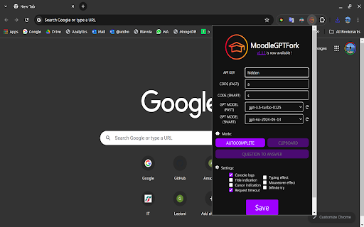MoodleGPTFork from Chrome web store to be run with OffiDocs Chromium online MoodleGPTFork from Chrome web store to be run with OffiDocs Chromium online