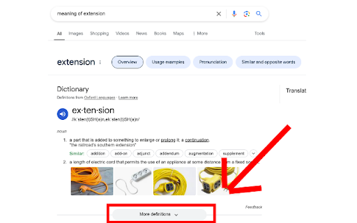 More Definitions from Chrome web store to be run with OffiDocs Chromium online More Definitions from Chrome web store to be run with OffiDocs Chromium online