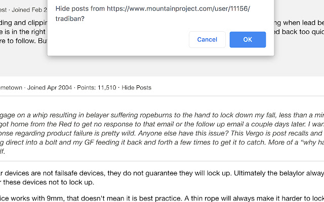 Mountain Project Hide List from Chrome web store to be run with OffiDocs Chromium online Mountain Project Hide List from Chrome web store to be run with OffiDocs Chromium online
