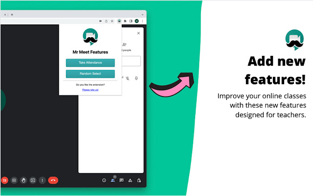 Mr Meet Take Attendance in Google Meet from Chrome web store to be run with OffiDocs Chromium online Mr Meet Take Attendance in Google Meet from Chrome web store to be run with OffiDocs Chromium online